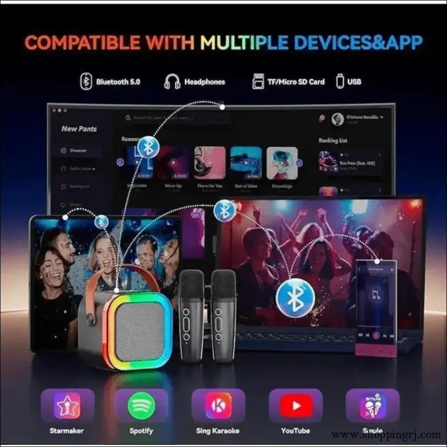 Magic Voice with Mic Bluetooth Speaker