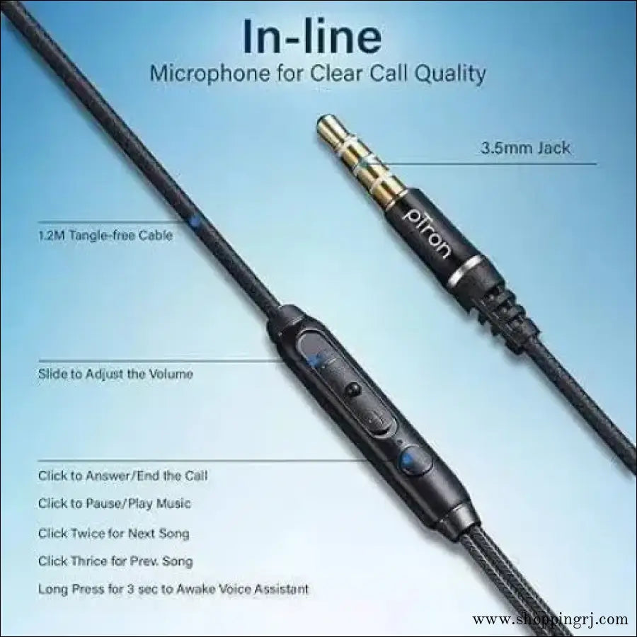 Earphone Ptron Boom Lite