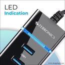 Zebronics 300hb 4 Port Usb 3.0 Hub with Hi-speed Data Transfer - Laptop Accessories