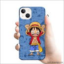 Cute Luffy Mobile Cover Rj 1808 Plastic Hard Case - Mobile Covers