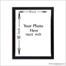 10x15 Inch Photo Frames Fiber
