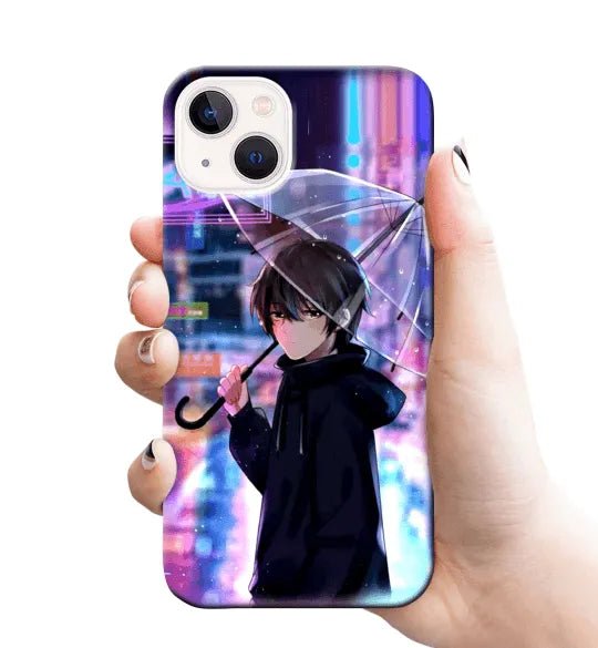 Anime mobile cover RJ1132 Plastic hard case with Umbrella