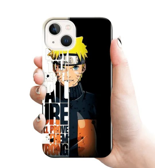 MULTICOLOR NAROTO ANIME QUOTES mobile cover RJ 1138 PLASTIC case