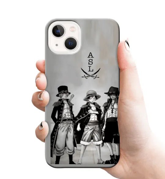 One Piece for Luffy Ace Sabo 9 mobile cover RJ1181 Plastic hard case