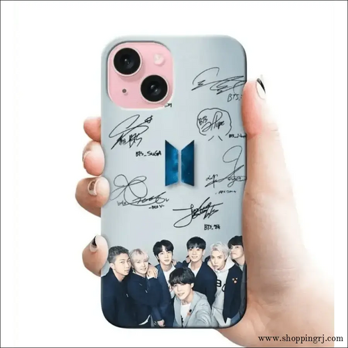 Bts Army’s Autograph Rj 2480 Plastic Hard Cases - Mobile Covers