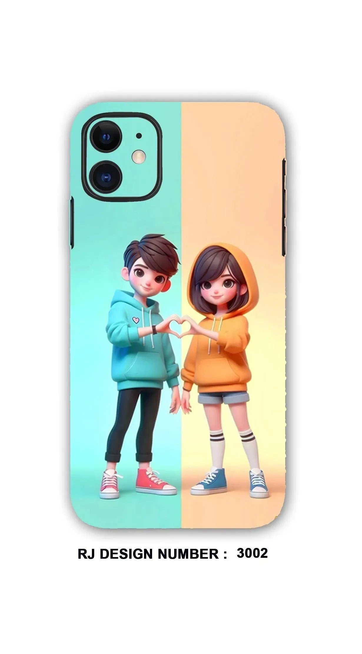 COUPLE WALKING GARDEN mobile skins RJ3002, ANIME MOBILE WRAPPING