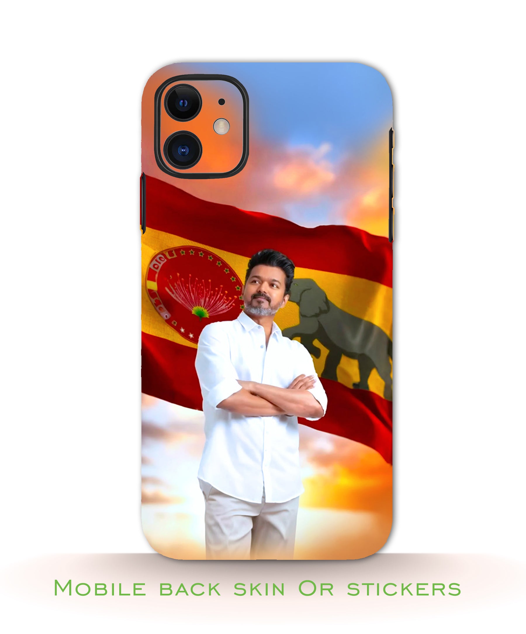 TVK VIJAY mobile back skins or stickers RJ3179