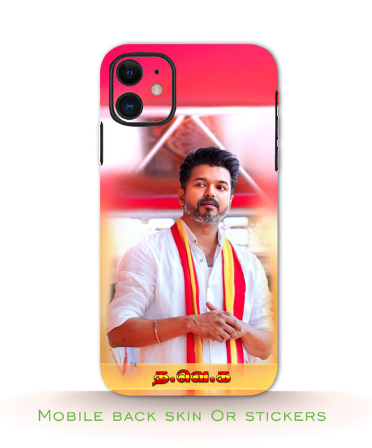 TVK VIJAY mobile back skins or stickers RJ3188