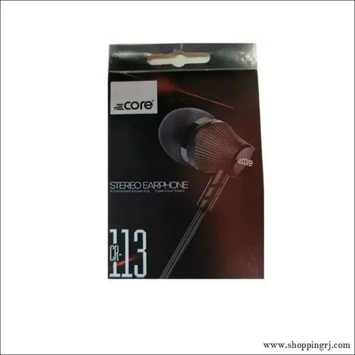Core Cr-112 Earphones - Earphone