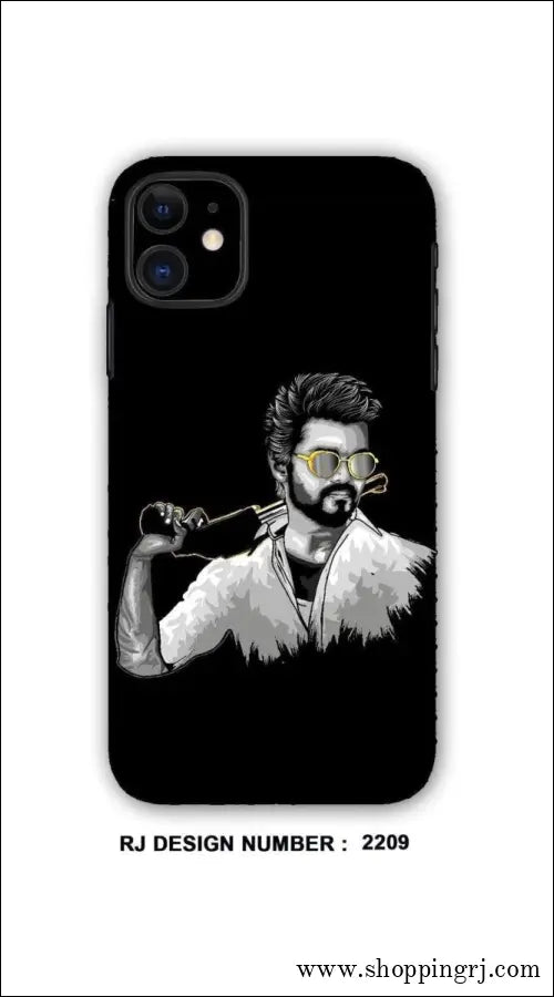 Vijay MOBILE SKIN| black and white