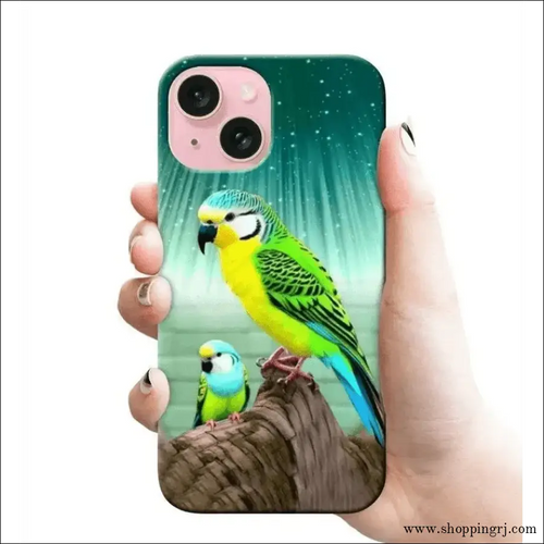 Cute Dual Couple Birds Rj 2929 Plastic Hard Cases - Mobile Covers