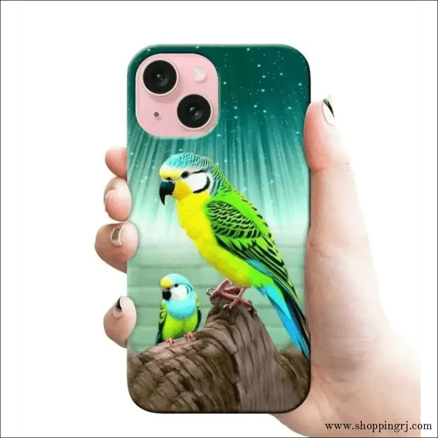 Cute Dual Couple birds RJ 2929 PLASTIC HARD CASES