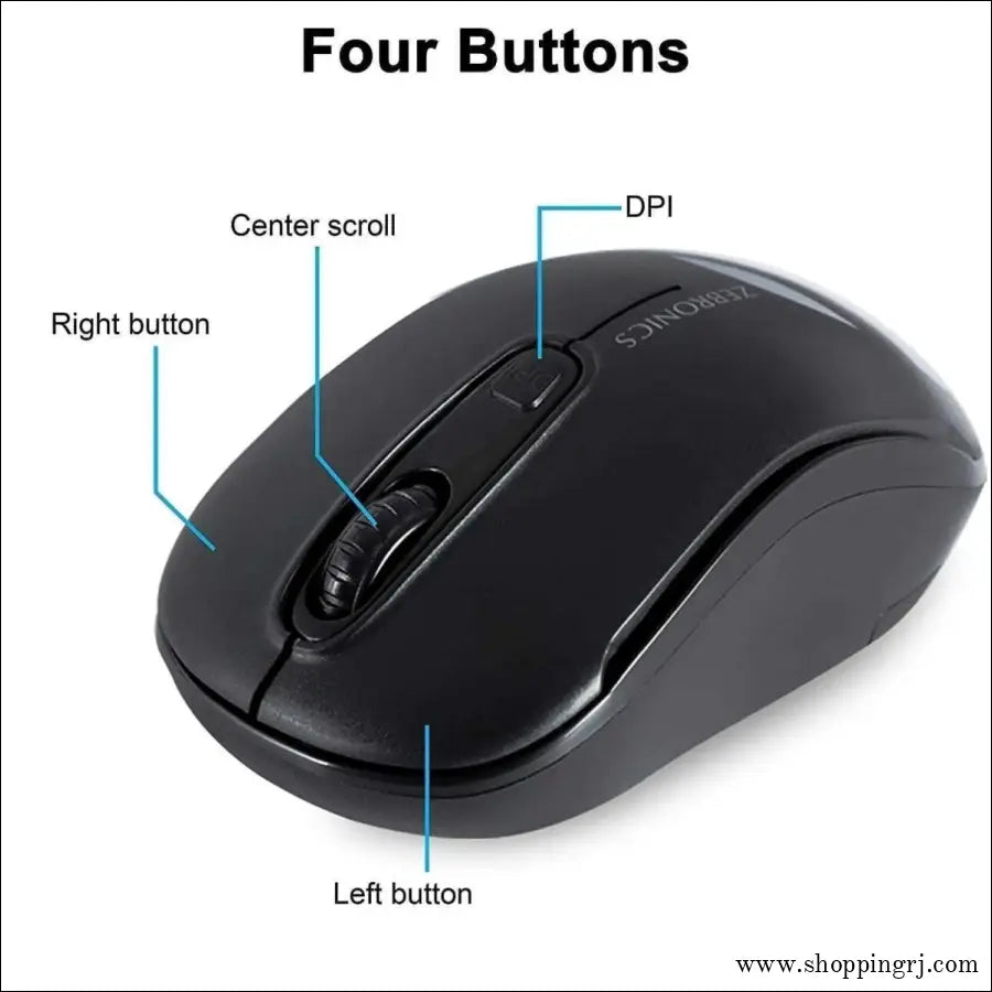 Zebronics Dash Wireless Mouse - Laptop Accessories