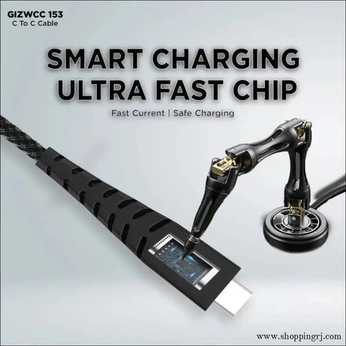 Gizmore Wcc153 Type c to Charging Cable Fast Data Transfer - Cable