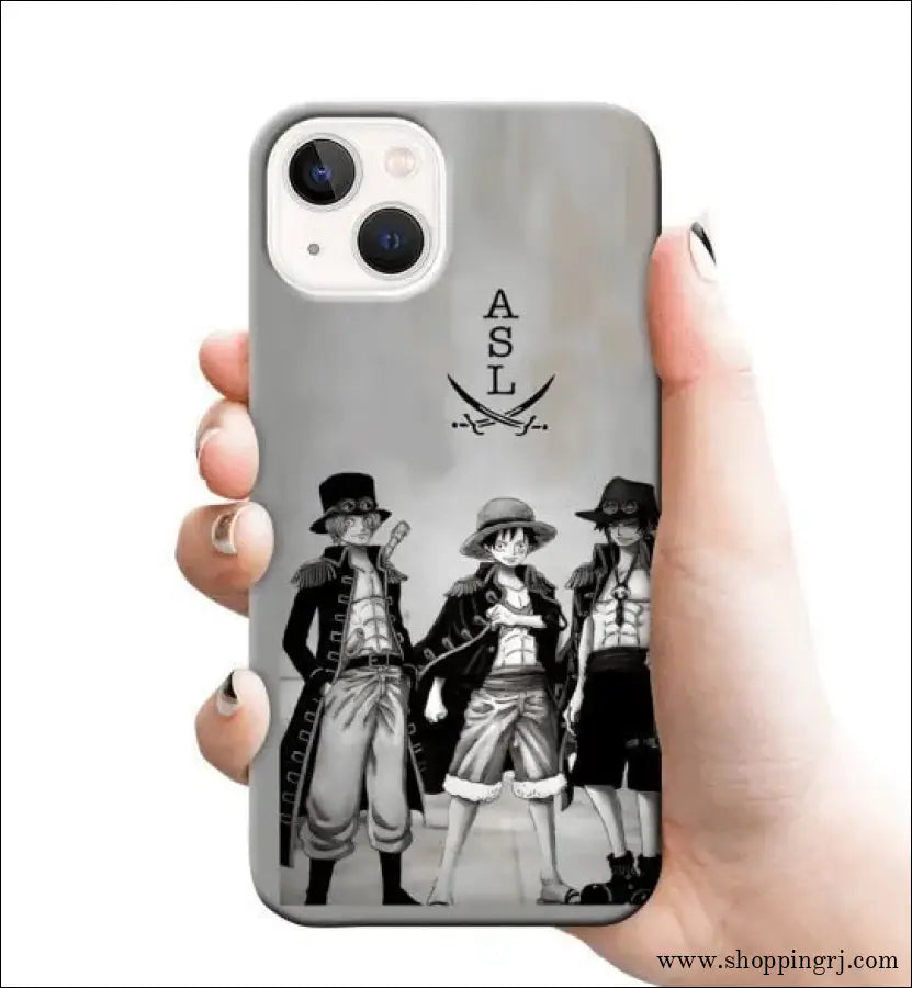 One Piece for Luffy Ace Sabo 9 mobile cover RJ1181 Plastic hard case