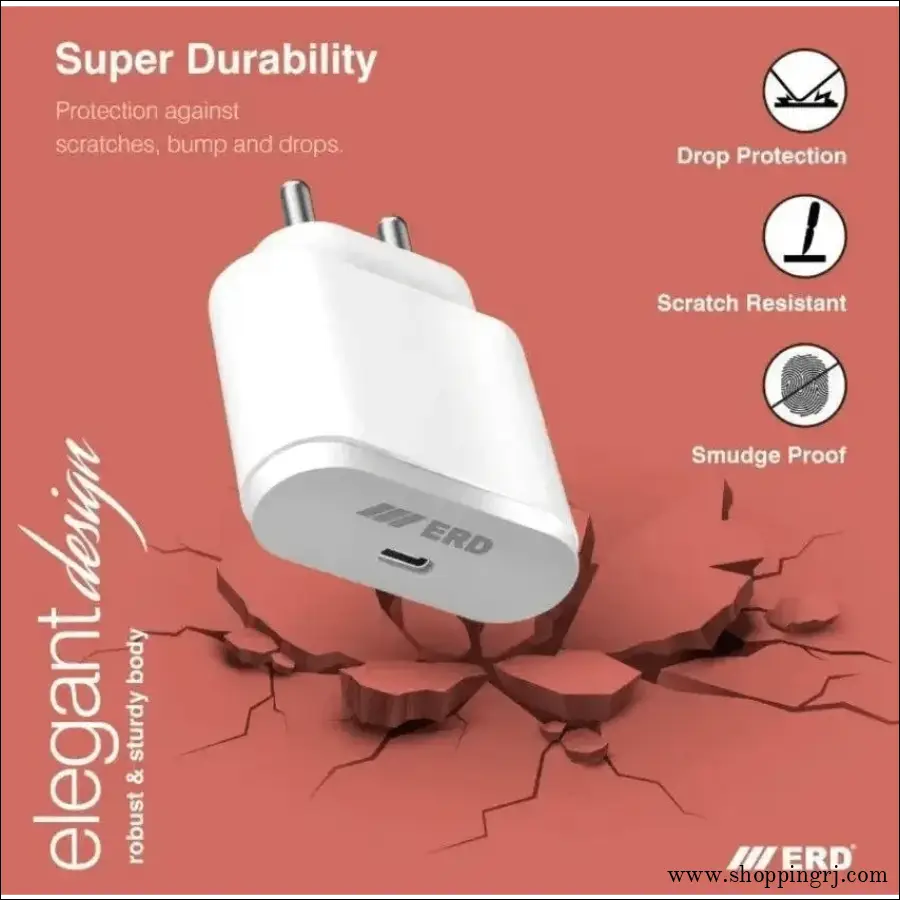 Erd 25w PD Charger for Fast and Efficient Charging