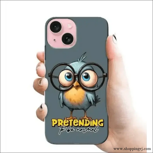 Owl Pretending Rj 2882 Plastic Hard Cases - Mobile Covers