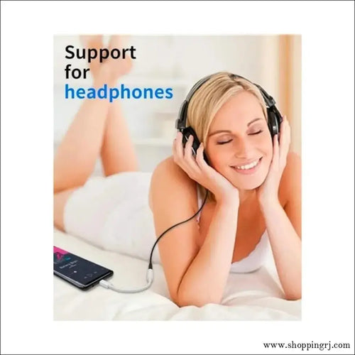 Unix Type C|headphone Connector - White - Electronic Gadget