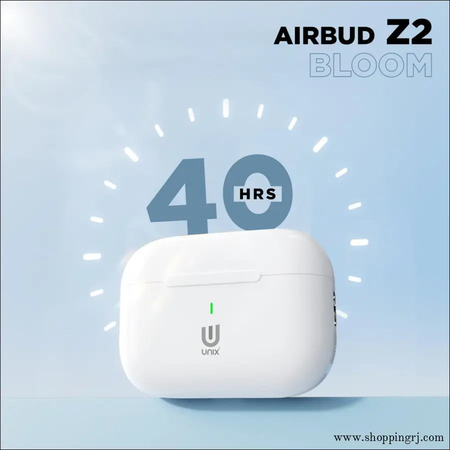 Unix Airbuds Z2 Bloom – ANC True Wireless Earbuds with 40Hr Playtime