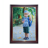 A2 Size - 18×24 inch Frame With Photo Print ( Brown Frame ) - photo frame - customize giftPhoto framesphoto frame