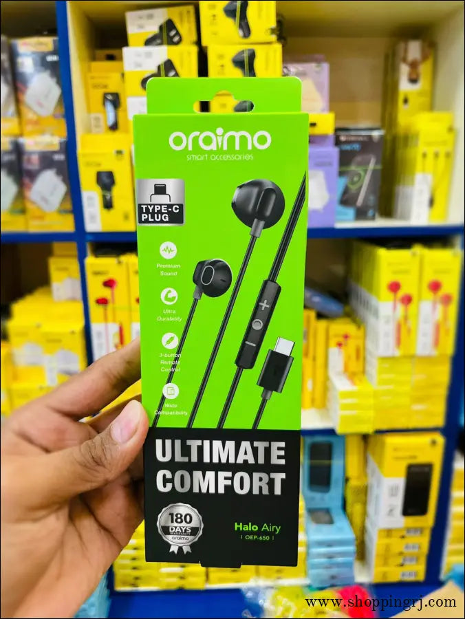 Oraimo Type-C Earphone Halo Airy OEP-650