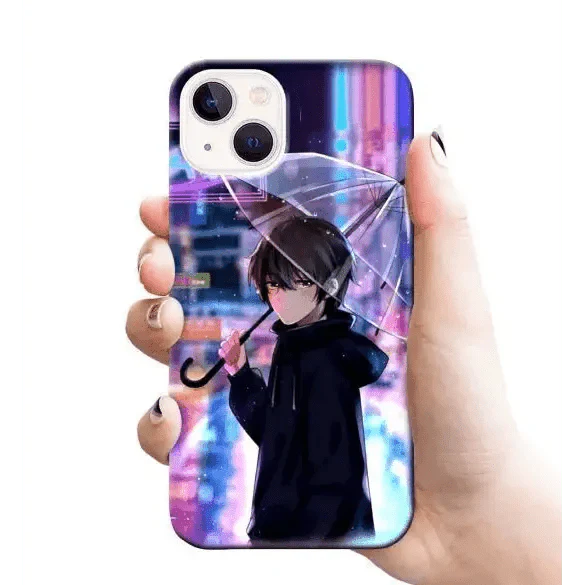 Anime mobile cover RJ1132 Plastic hard case with Umbrella