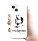 Nethaji Subash Chandra Bose Mobile Cover Rj2268 - Mobile Covers
