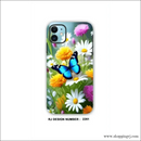 Beautiful Flower with Butterfly Mobile Skins Rj2261 Mobile Wrapping - Mobile