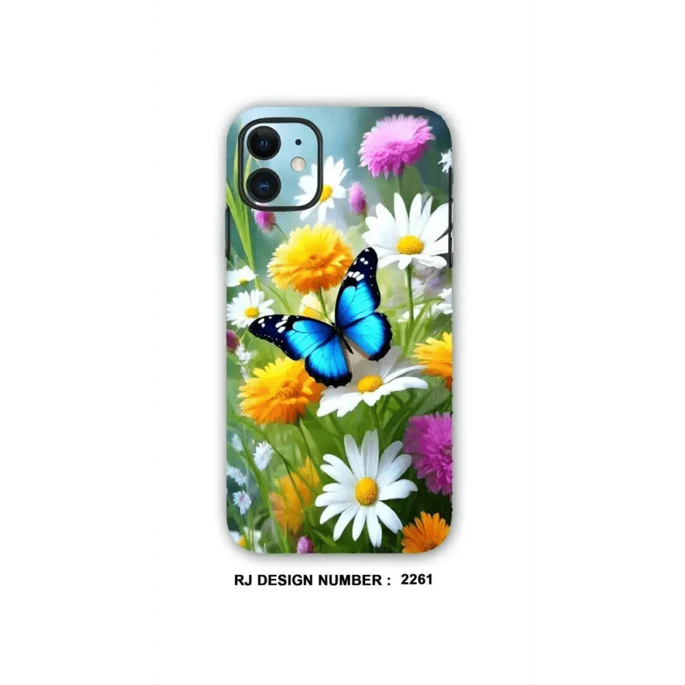 BEAUTIFUL FLOWER WITH BUTTERFLY mobile skins RJ2261  MOBILE WRAPPING