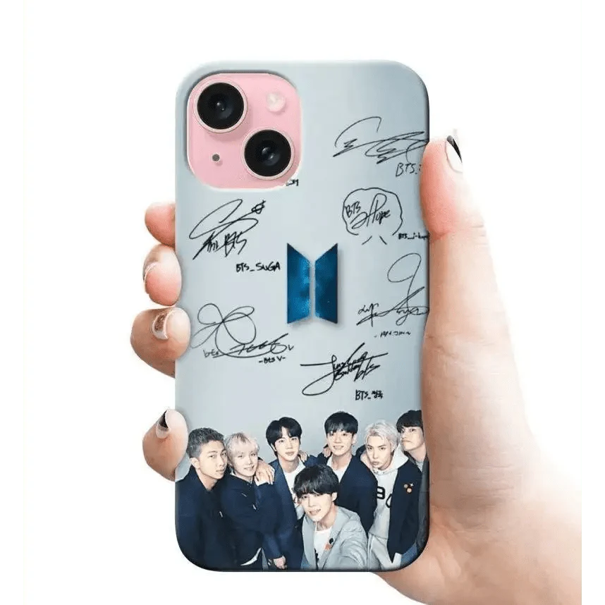 BTS army's autograph RJ 2480 PLASTIC HARD CASES