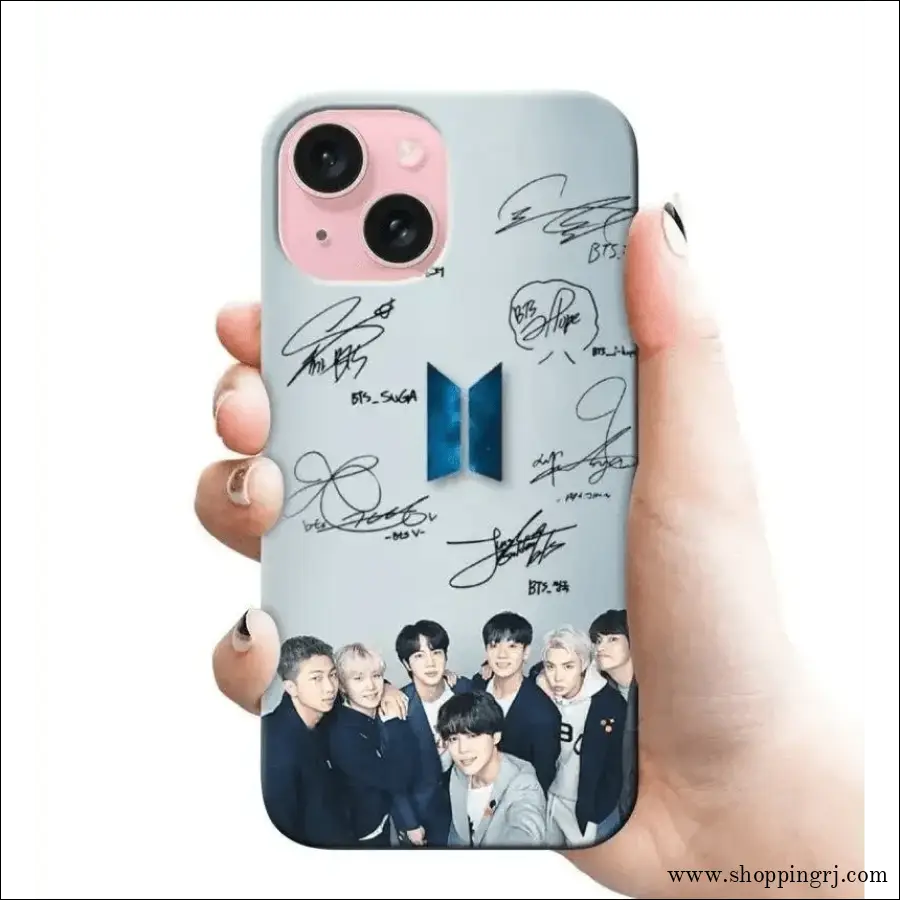 BTS army's autograph RJ 2480 PLASTIC HARD CASES