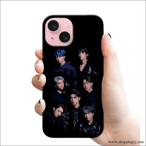 BTS ARMY'S LOVE Groups RJ 2484 PLASTIC HARD CASES - Mobile covers - BTS armyBTS mobile coversBTS love