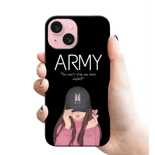 BTS ARMY'S Love RJ 2486 PLASTIC HARD CASES - Mobile covers - BTS armyBTS mobile coversBTS love