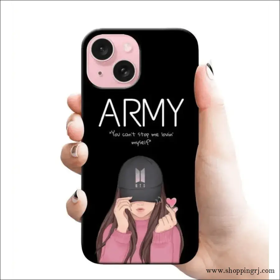 BTS ARMY'S Love RJ 2486 PLASTIC HARD CASES