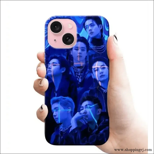 BTS GROUPS Blue colour RJ 2483 PLASTIC HARD CASES - Mobile covers - BTS armyBTS mobile coversBTS love