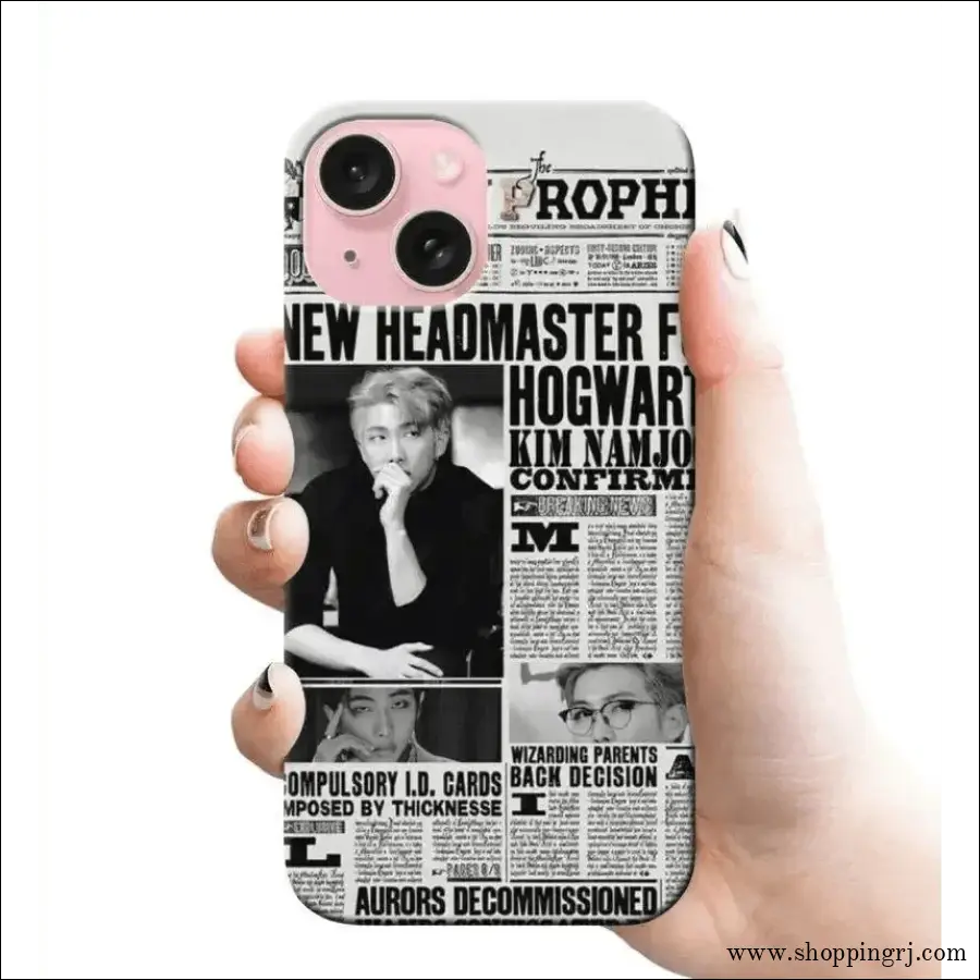 BTS News Paper RJ 2540 PLASTIC HARD CASES