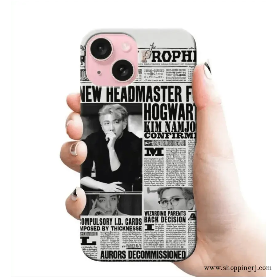 BTS News Paper RJ 2540 PLASTIC HARD CASES