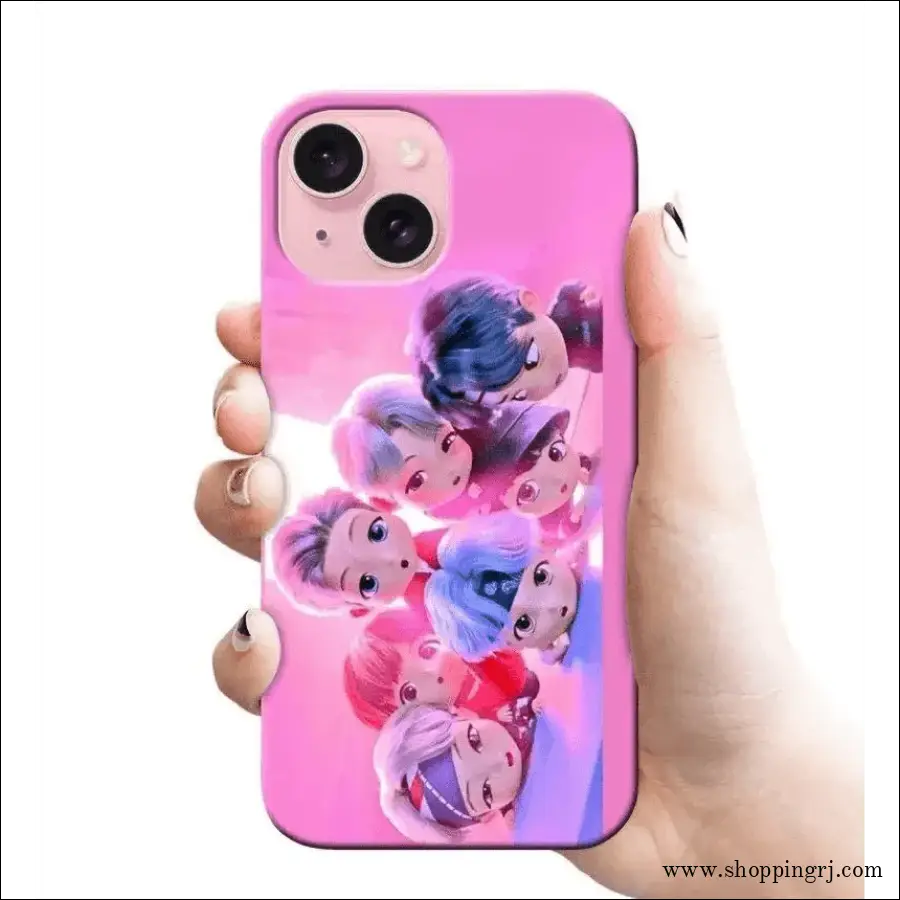 BTS PINKY MOBILE COVER RJ 2477 PLASTIC HARD CASES