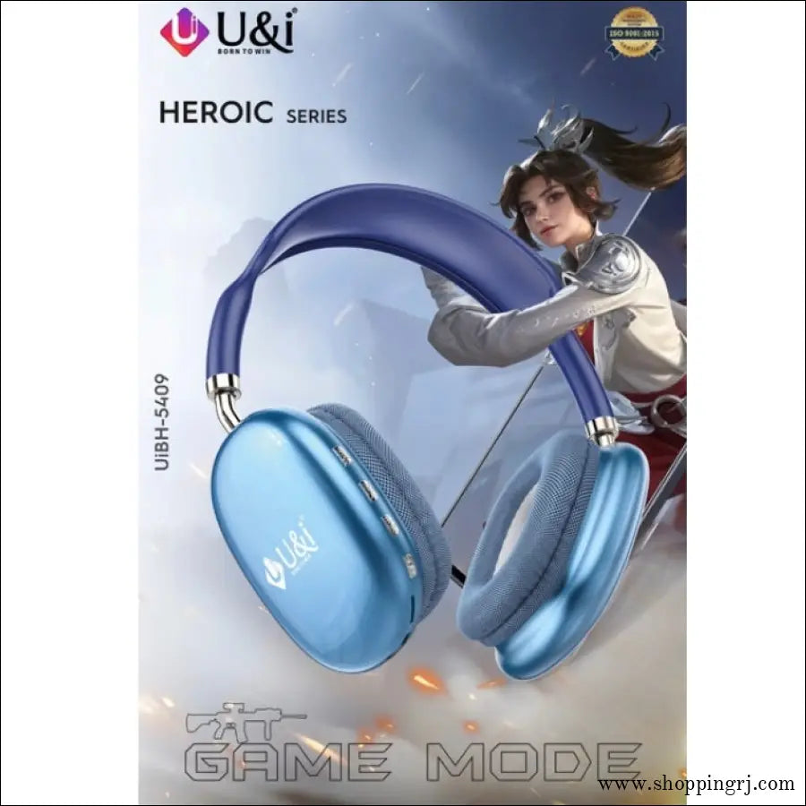 U&i Heroic Series Gaming Bluetooth Headphone | Uibh 5409