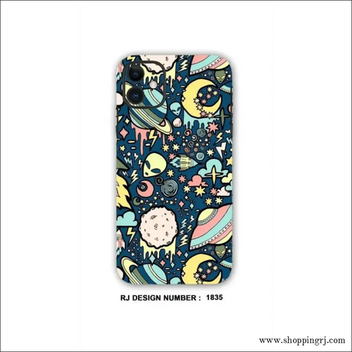 Collage Mobile Skin| Alien Graffiti - Mobile Skins