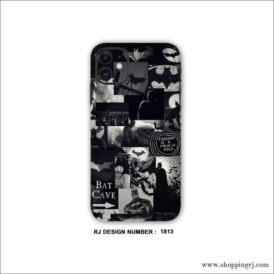 COLLAGE MOBILE SKIN| BATMAN Black