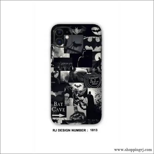 COLLAGE MOBILE SKIN| BATMAN Black - Mobile skins - COLLAGE SKINMobile's back stickerMobile skins