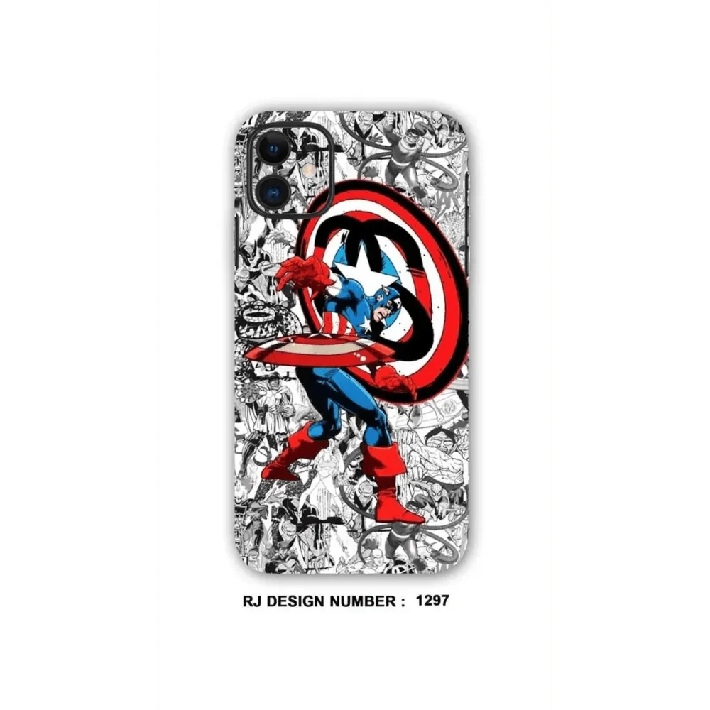 COLLAGE MOBILE SKIN|Captain America