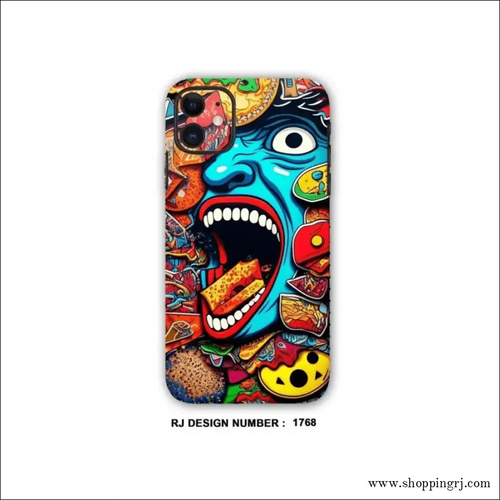 Collage Mobile Skin| Cartoonish Face - Mobile Skins