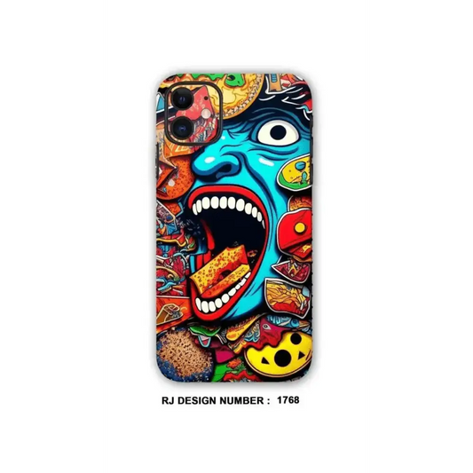 COLLAGE MOBILE SKIN| Cartoonish Face - Mobile skins - Adult skinMobile skinsCOLLAGE SKIN