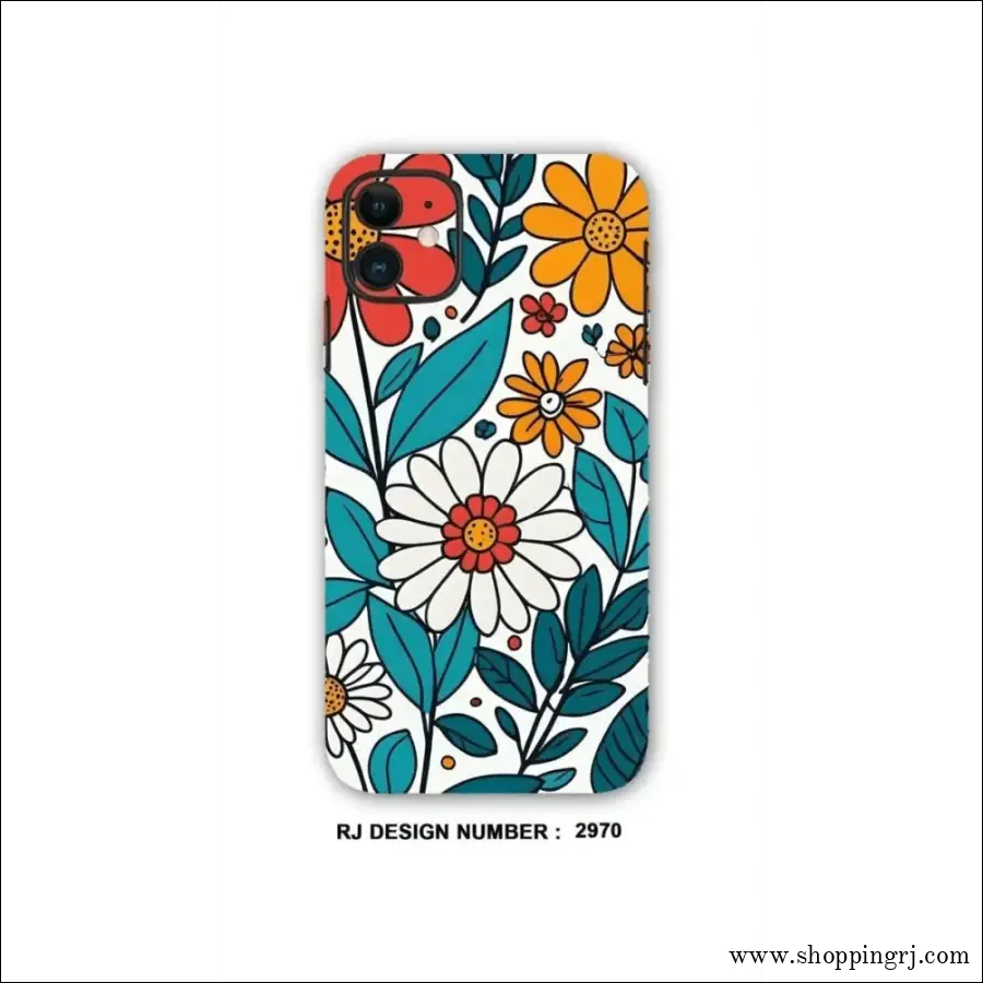 COLLAGE MOBILE SKIN| Flowers Blue