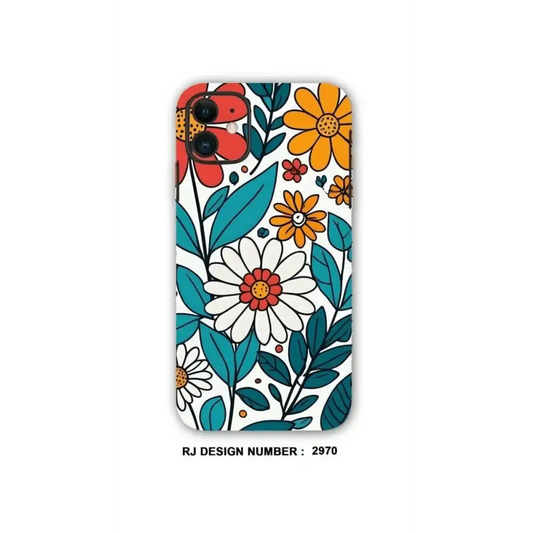 COLLAGE MOBILE SKIN| Flowers Blue - Mobile skins - COLLAGE SKINMobile skinsGIRLS SKINS