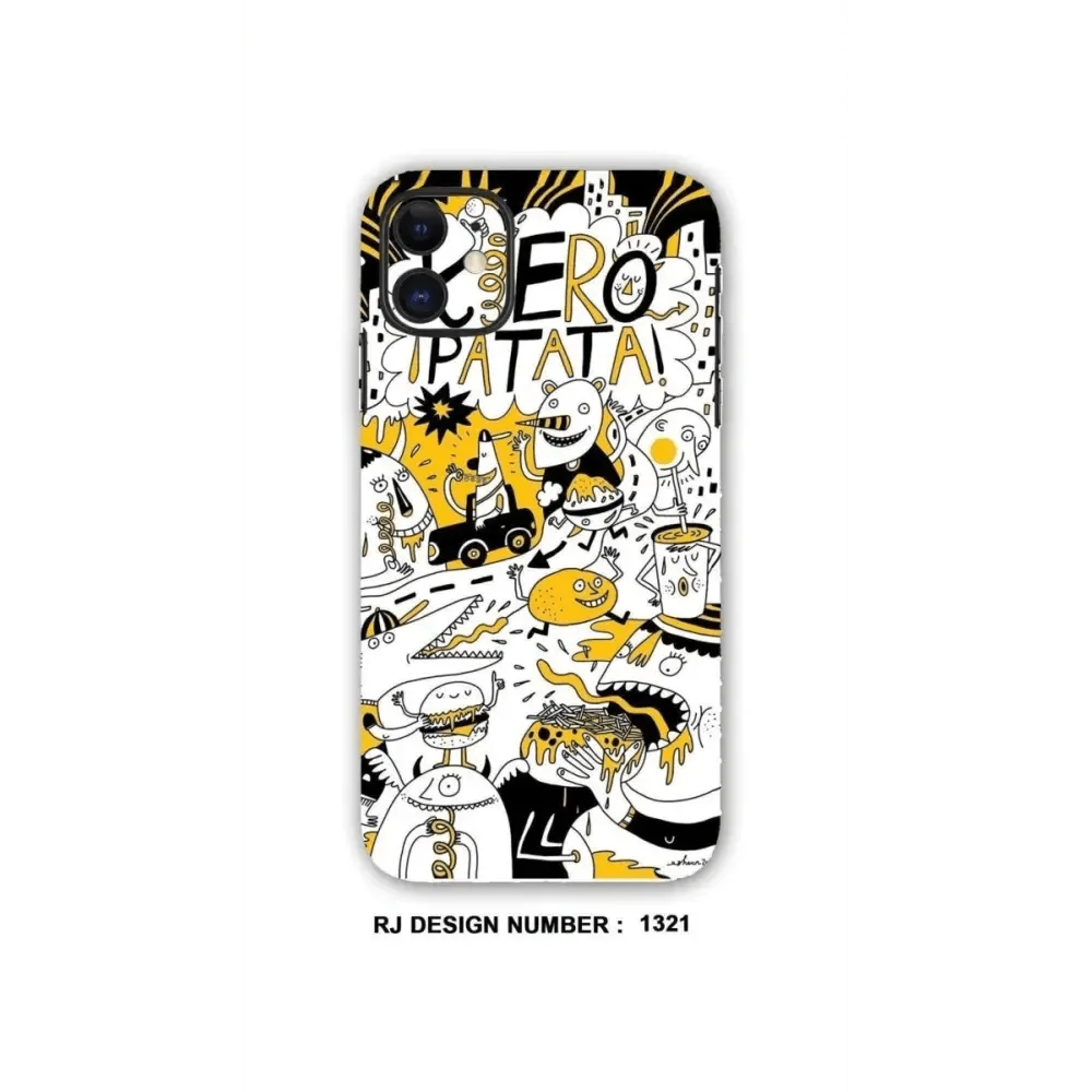 COLLAGE MOBILE SKIN| Graffiti Yellow