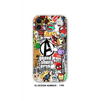 COLLAGE MOBILE SKIN|Grand Auto Theft - Mobile skins - COLLAGE SKINMobile's back stickerMobile skins