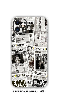 COLLAGE MOBILE SKIN| Harry Potter NEWS PAPER - Shopping RJ 